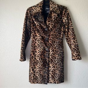 Arden B Leopard 90s / Y2K Fur Jacket